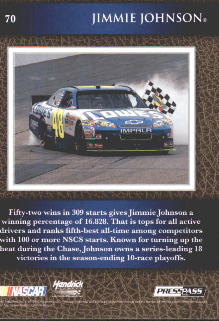 B6803- 2010 Press Pass Legends Racing Card #s 1-80-You Pick- 15+ FREE US SHIP - Picture 107 of 127