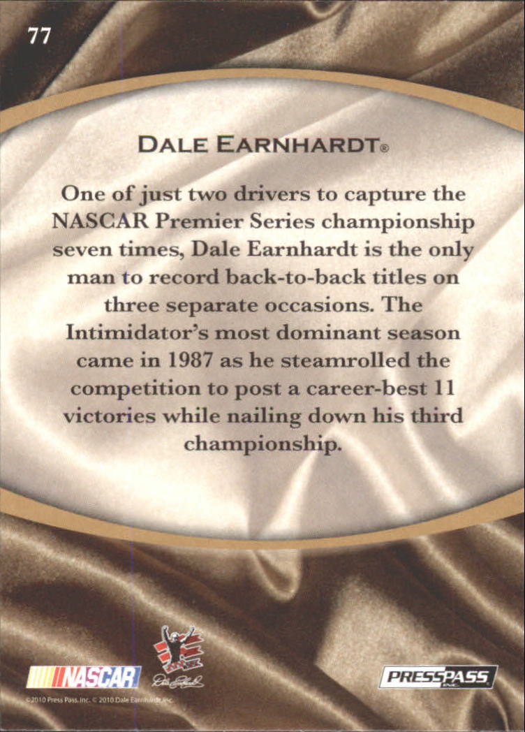 B6803- 2010 Press Pass Legends Racing Card #s 1-80-You Pick- 15+ FREE US SHIP - Picture 121 of 127
