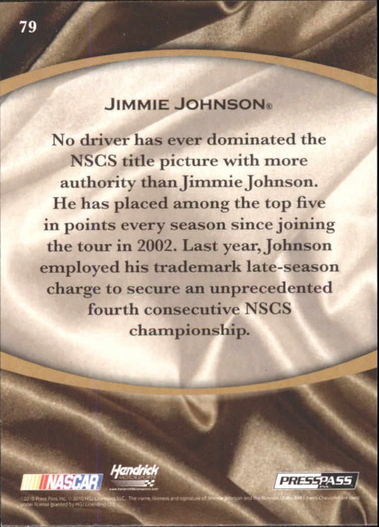 B6803- 2010 Press Pass Legends Racing Card #s 1-80-You Pick- 15+ FREE US SHIP - Picture 125 of 127