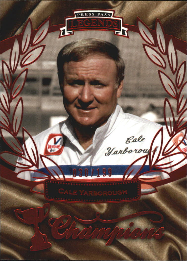 2010 Press Pass Legends Red #75 Cale Yarborough C