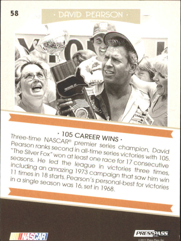 B2241- 2011 Press Pass Legends Red Racing #s 1-80 -You Pick- 15+ FREE US SHIP - Picture 37 of 56