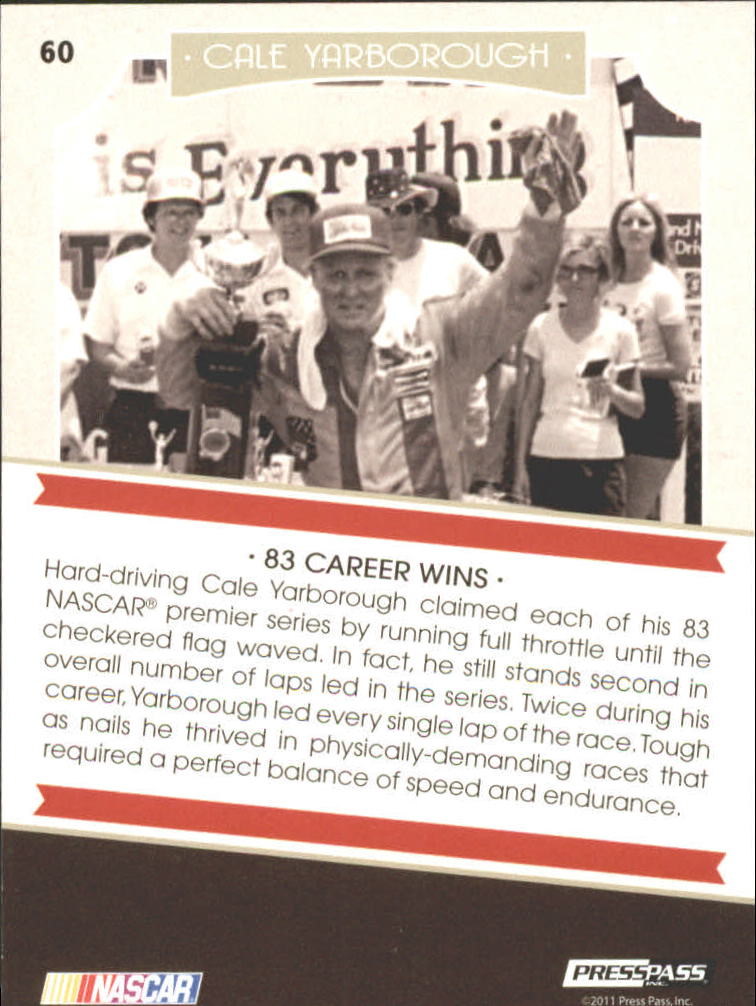 B2241- 2011 Press Pass Legends Red Racing #s 1-80 -You Pick- 15+ FREE US SHIP - Picture 39 of 56