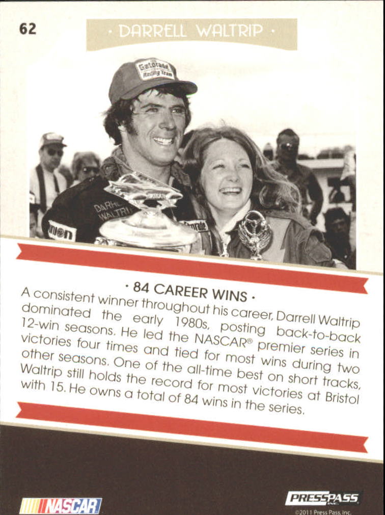 B2241- 2011 Press Pass Legends Red Racing #s 1-80 -You Pick- 15+ FREE US SHIP - Picture 43 of 56