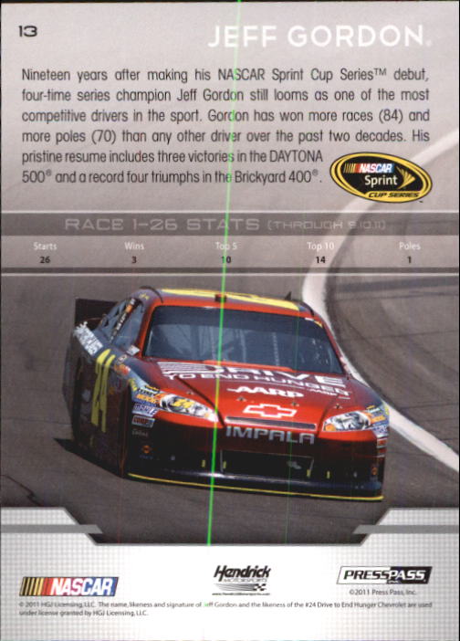 B6646- 2012 Presse Pass Rennen Karten 1-100 + Einsätze -du Pick- 15 + Kostenlose - Bild 22 von 394