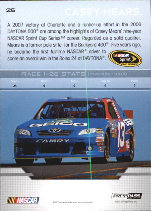 B6646- 2012 Presse Pass Rennen Karten 1-100 + Einsätze -du Pick- 15 + Kostenlose - Bild 46 von 394