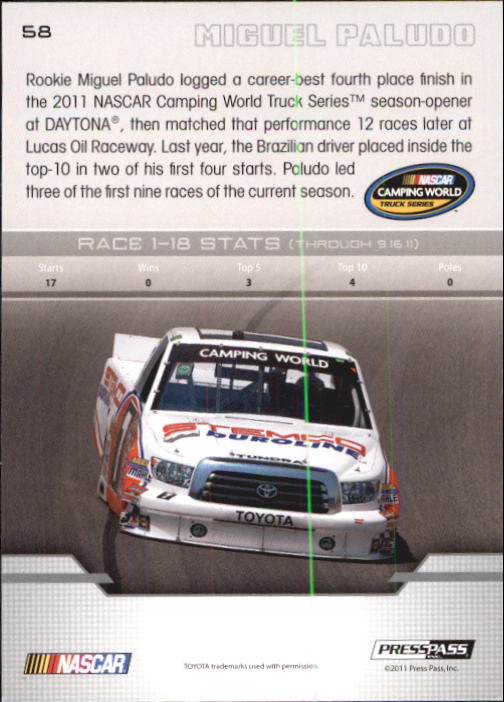 B6646- 2012 Presse Pass Rennen Karten 1-100 + Einsätze -du Pick- 15 + Kostenlose - Bild 110 von 394