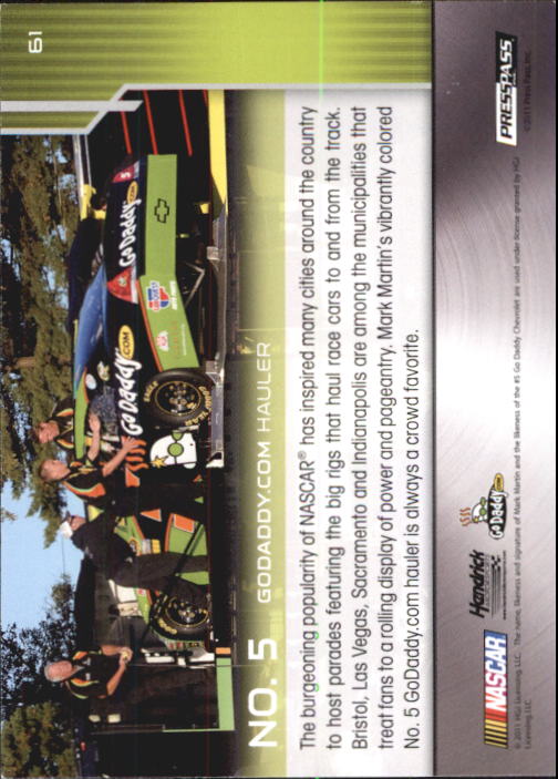 B6646- 2012 Presse Pass Rennen Karten 1-100 + Einsätze -du Pick- 15 + Kostenlose - Bild 116 von 394