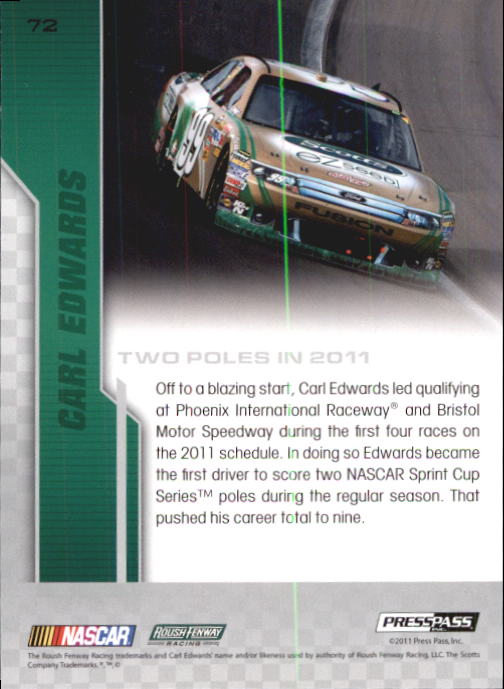 B6646- 2012 Presse Pass Rennen Karten 1-100 + Einsätze -du Pick- 15 + Kostenlose - Bild 138 von 394