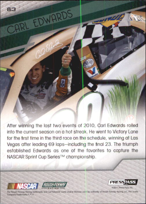 B6646- 2012 Presse Pass Rennen Karten 1-100 + Einsätze -du Pick- 15 + Kostenlose - Bild 160 von 394