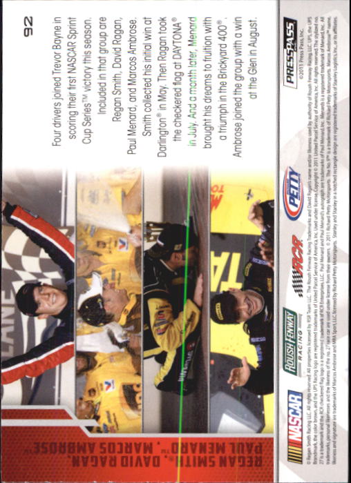 B6646- 2012 Presse Pass Rennen Karten 1-100 + Einsätze -du Pick- 15 + Kostenlose - Bild 178 von 394