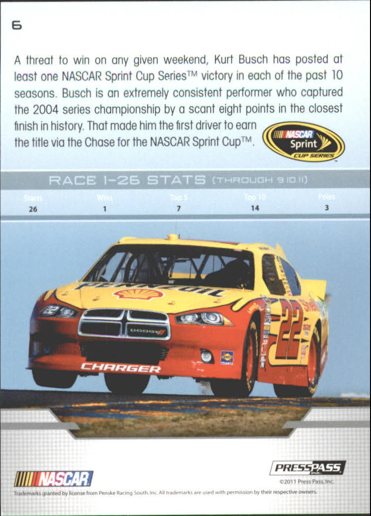 B6646- 2012 Presse Pass Rennen Karten 1-100 + Einsätze -du Pick- 15 + Kostenlose - Bild 200 von 394