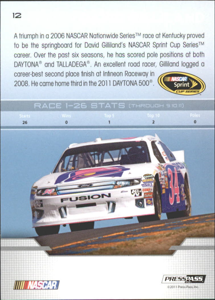 B6646- 2012 Presse Pass Rennen Karten 1-100 + Einsätze -du Pick- 15 + Kostenlose - Bild 211 von 394