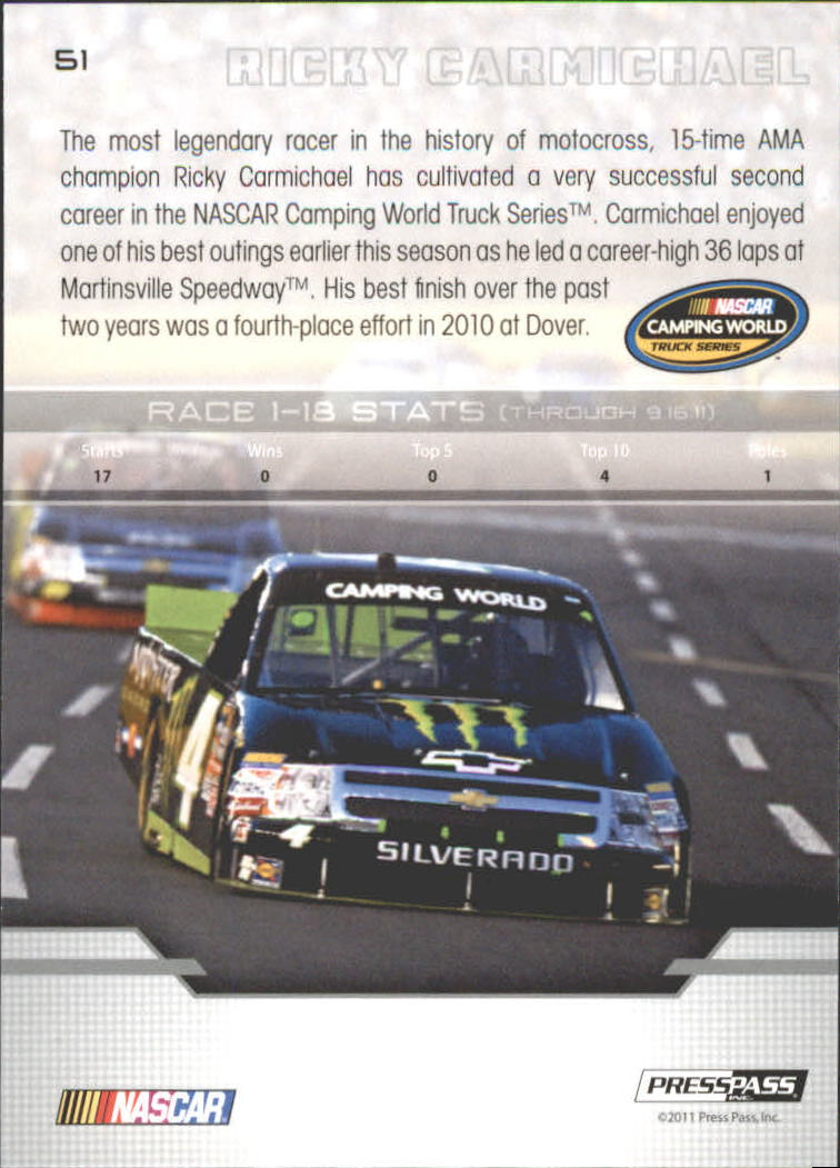 B6646- 2012 Presse Pass Rennen Karten 1-100 + Einsätze -du Pick- 15 + Kostenlose - Bild 255 von 394