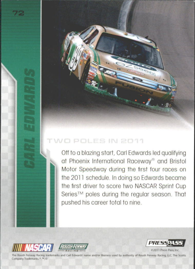 B6646- 2012 Presse Pass Rennen Karten 1-100 + Einsätze -du Pick- 15 + Kostenlose - Bild 282 von 394