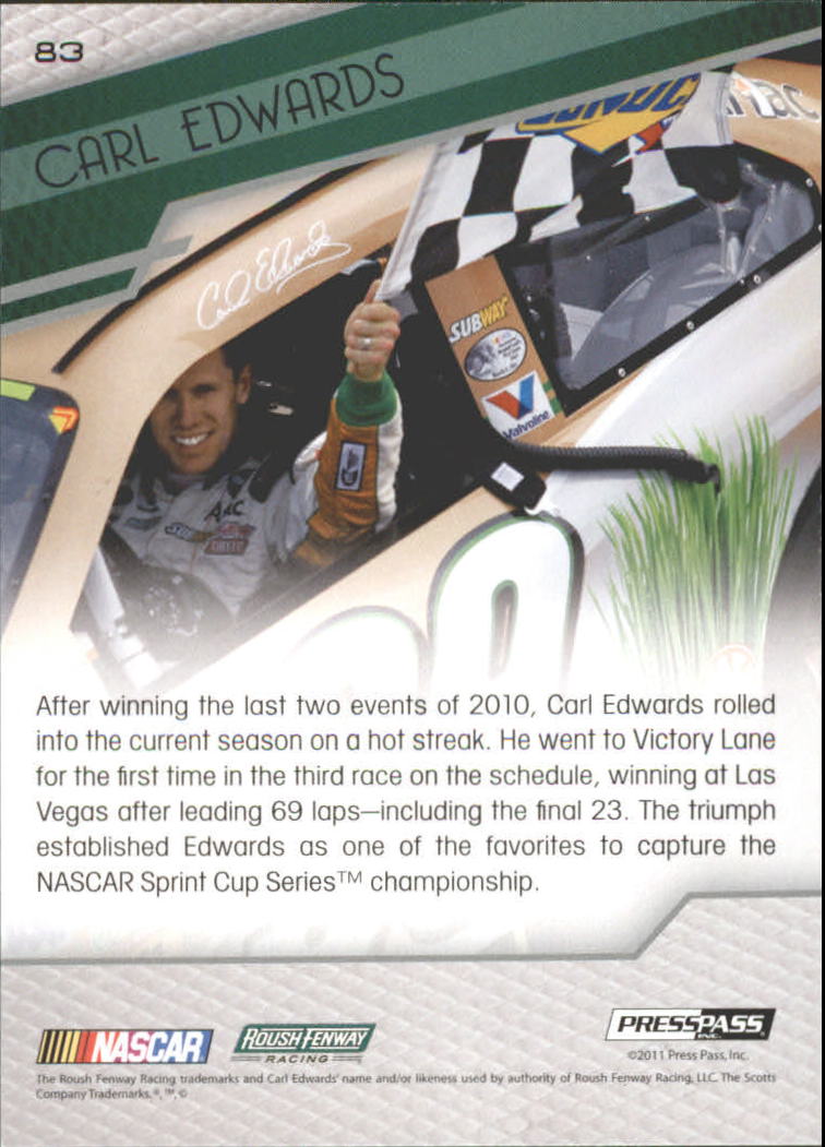 B6646- 2012 Presse Pass Rennen Karten 1-100 + Einsätze -du Pick- 15 + Kostenlose - Bild 297 von 394