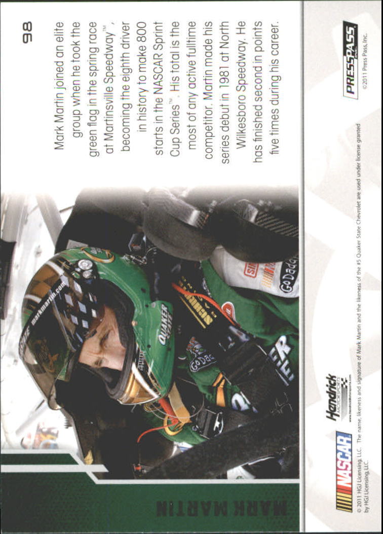 B6646- 2012 Presse Pass Rennen Karten 1-100 + Einsätze -du Pick- 15 + Kostenlose - Bild 310 von 394