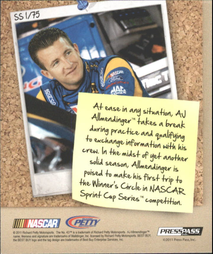 B6646- 2012 Presse Pass Rennen Karten 1-100 + Einsätze -du Pick- 15 + Kostenlose - Bild 314 von 394