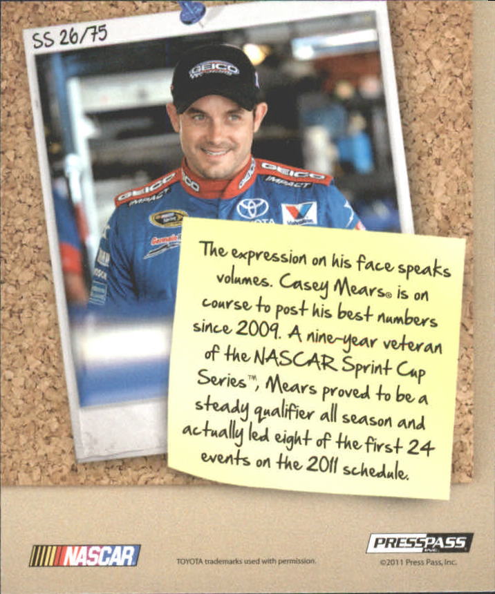 B6646- 2012 Presse Pass Rennen Karten 1-100 + Einsätze -du Pick- 15 + Kostenlose - Bild 358 von 394