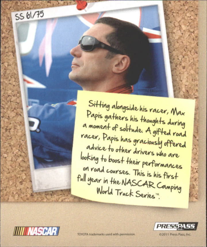 B6646- 2012 Presse Pass Rennen Karten 1-100 + Einsätze -du Pick- 15 + Kostenlose - Bild 394 von 394