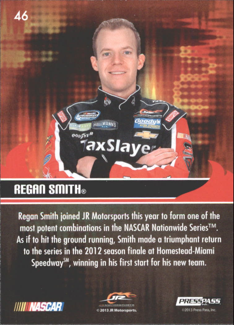 2013 Press Pass Ignite #46 Regan Smith back image