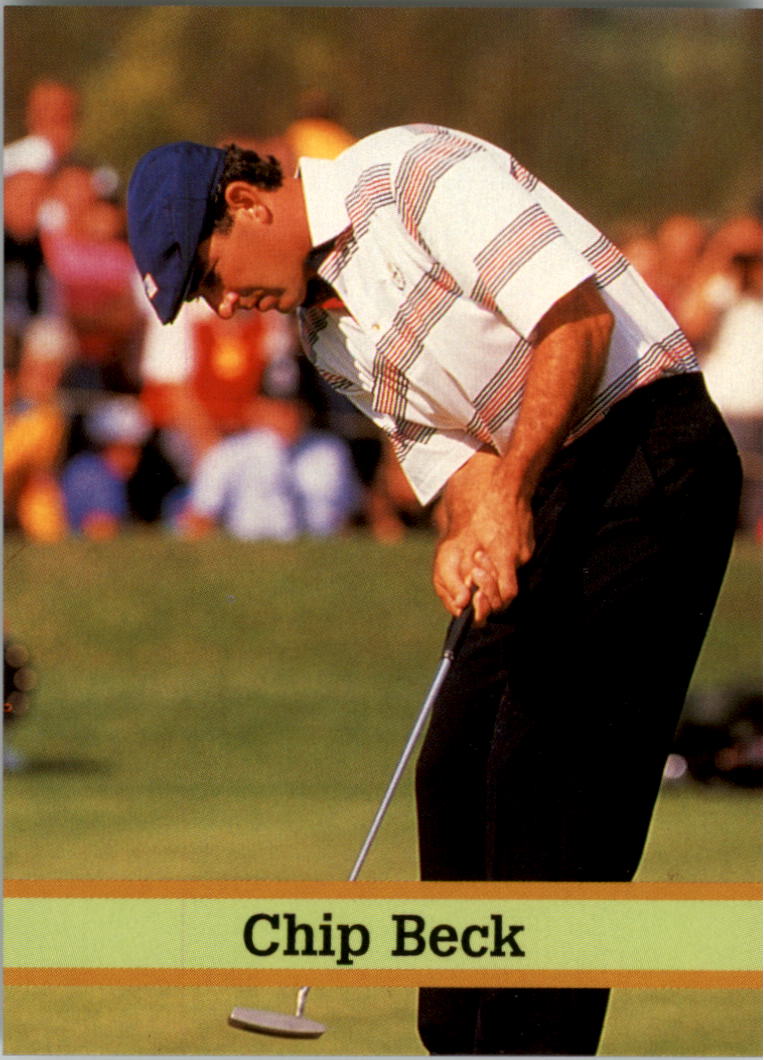 1993 Fax Pax Famous Golfers #17 Chip Beck