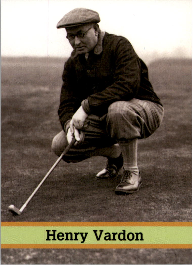 1993 Fax Pax Famous Golfers #34 Harry Vardon UER