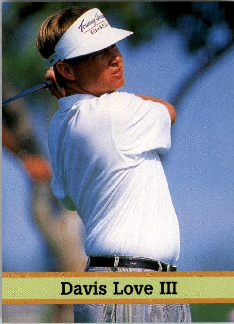 1993 Fax Pax Famous Golfers #36 Davis Love III