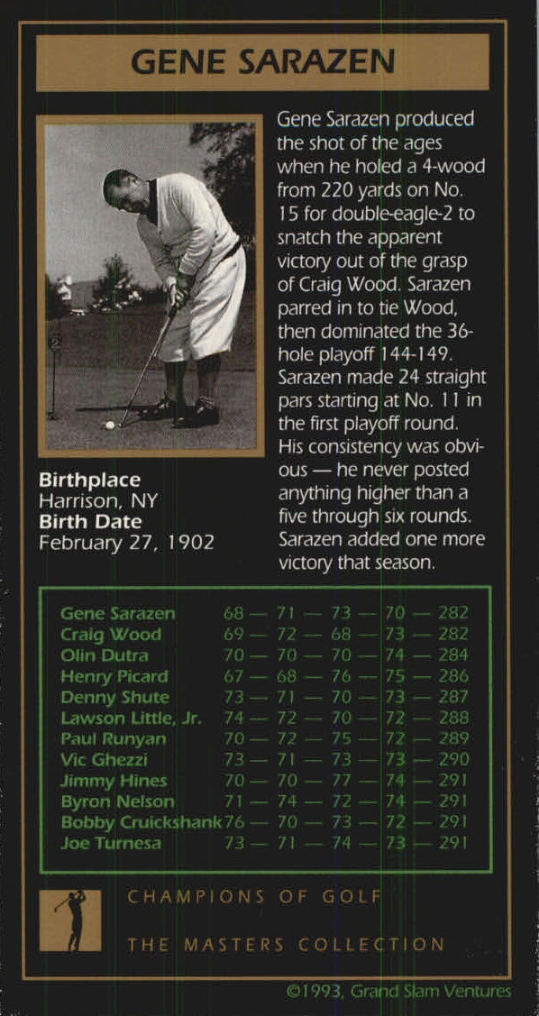 B0254- 1997-98 Grand Slam Ventures Masters Coll -You Pick- 15+ FREE US SHIP - Picture 5 of 125