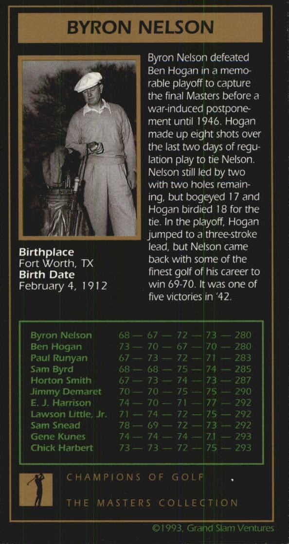 B0254- 1997-98 Grand Slam Ventures Masters Coll -You Pick- 15+ FREE US SHIP - Picture 19 of 125