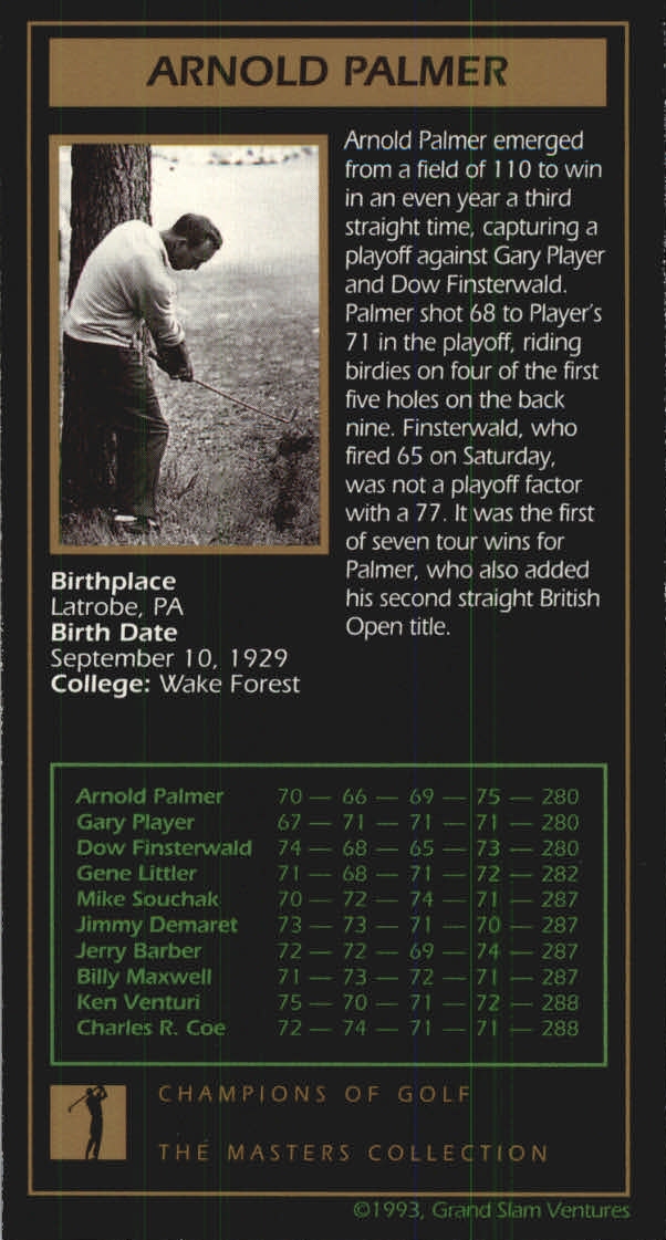 B0254- 1997-98 Grand Slam Ventures Masters Coll -You Pick- 15+ FREE US SHIP - Picture 53 of 125