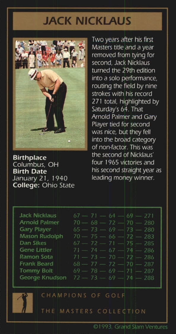 B0254- 1997-98 Grand Slam Ventures Masters Coll -You Pick- 15+ FREE US SHIP - Picture 59 of 125