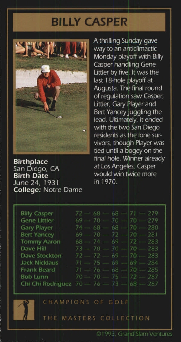 B0254- 1997-98 Grand Slam Ventures Masters Coll -You Pick- 15+ FREE US SHIP - Picture 69 of 125