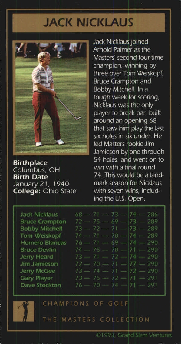 B0254- 1997-98 Grand Slam Ventures Masters Coll -You Pick- 15+ FREE US SHIP - Picture 73 of 125