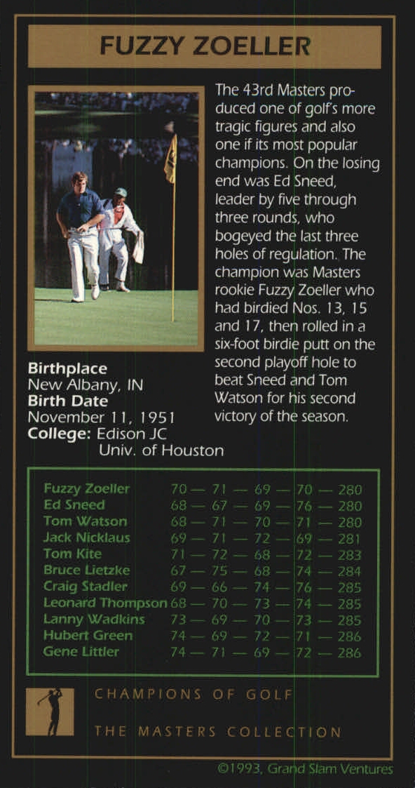 B0254- 1997-98 Grand Slam Ventures Masters Coll -You Pick- 15+ FREE US SHIP - Picture 87 of 125