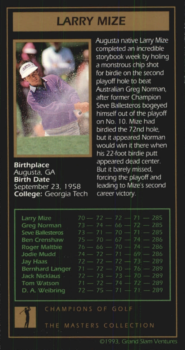 B0254- 1997-98 Grand Slam Ventures Masters Coll -You Pick- 15+ FREE US SHIP - Picture 103 of 125