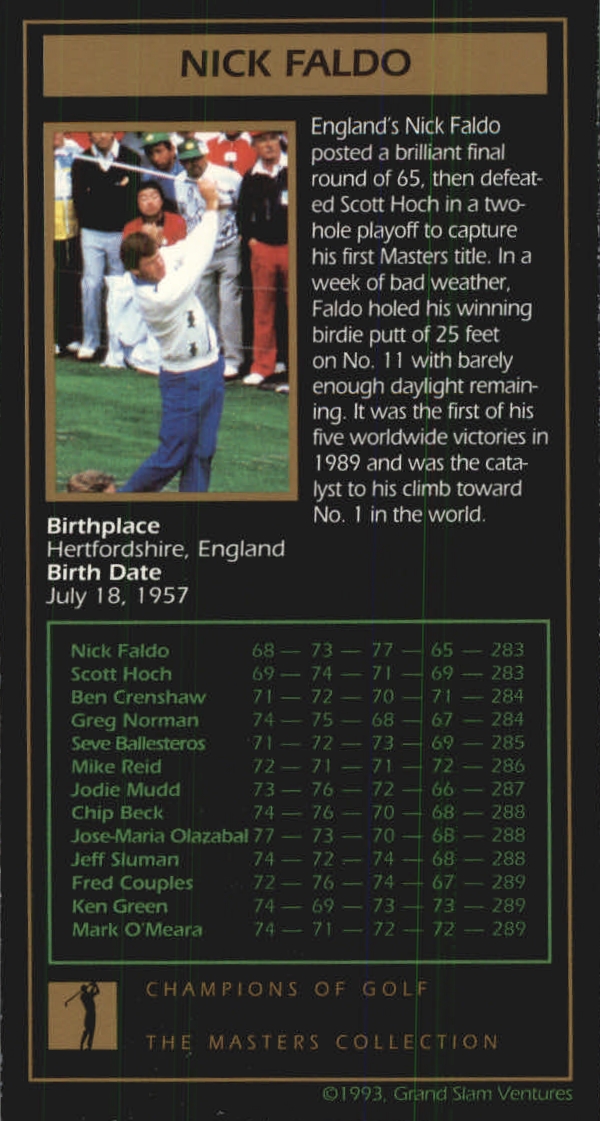 B0254- 1997-98 Grand Slam Ventures Masters Coll -You Pick- 15+ FREE US SHIP - Picture 107 of 125