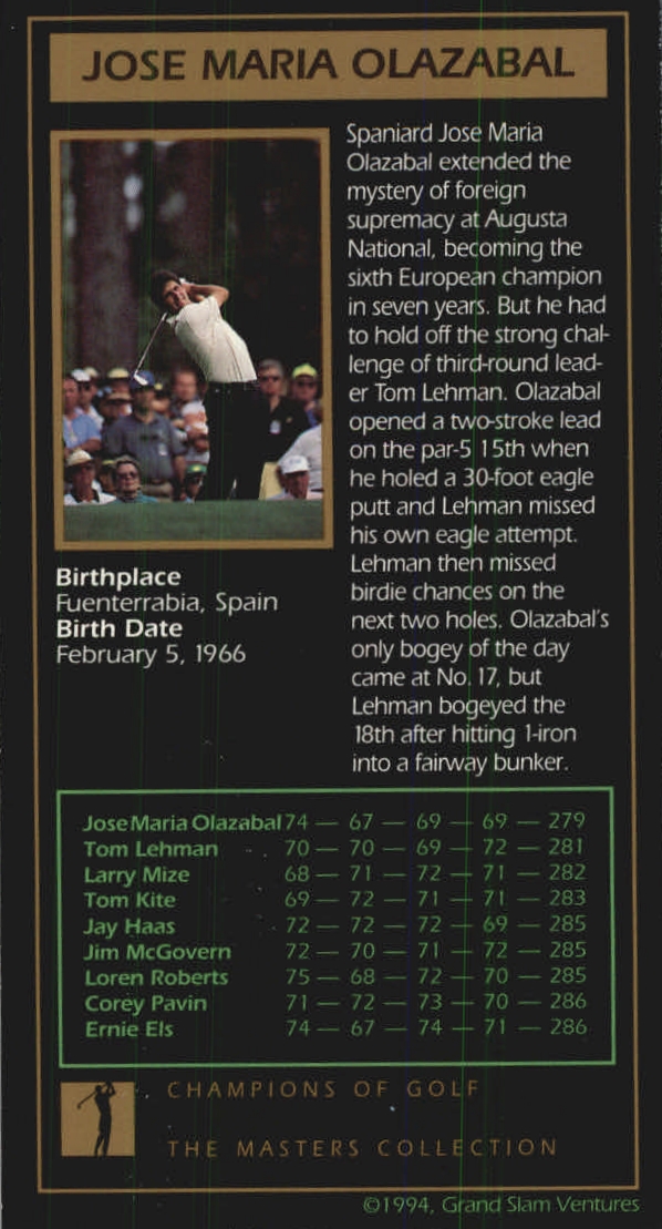 B0254- 1997-98 Grand Slam Ventures Masters Coll -You Pick- 15+ FREE US SHIP - Picture 117 of 125
