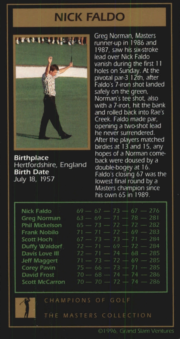 B0254- 1997-98 Grand Slam Ventures Masters Coll -You Pick- 15+ FREE US SHIP - Picture 121 of 125
