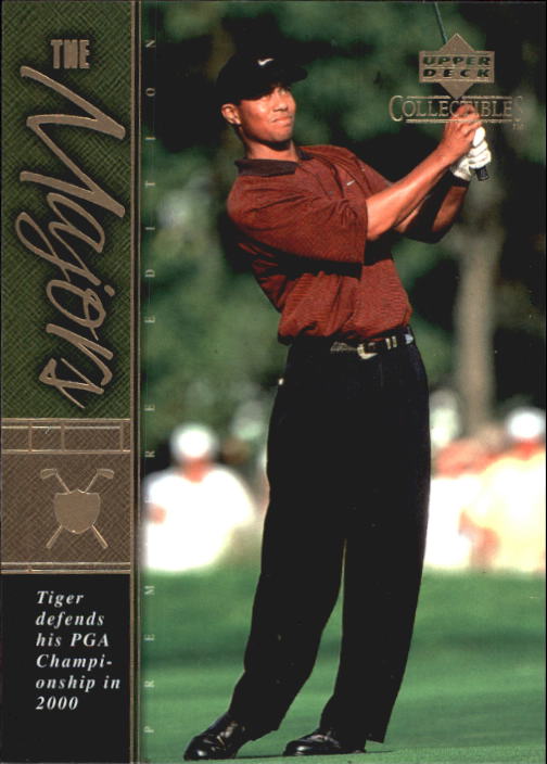 2001 Upper Deck Tiger Woods Collection #TWC25 Tiger Woods Back to Back PGA