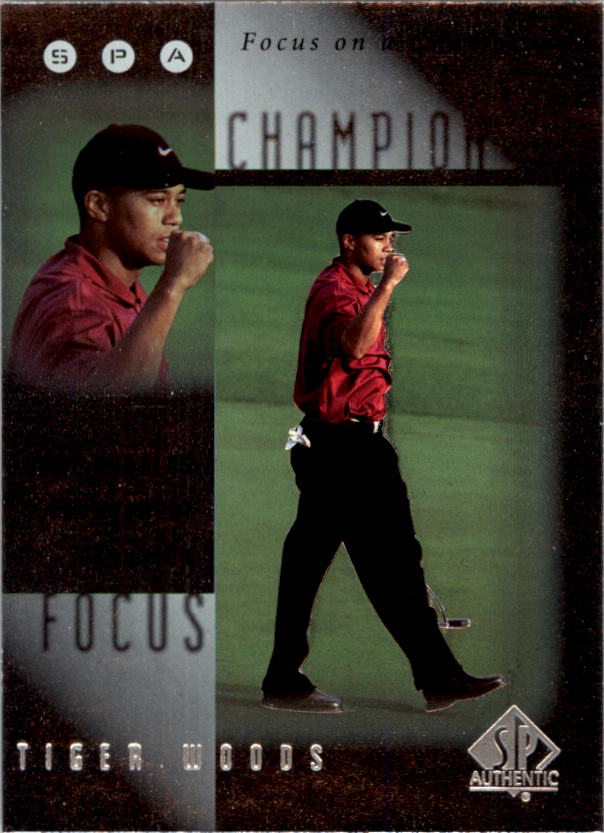 2001 SP Authentic Focus on a Champion #FC3 Tiger Woods