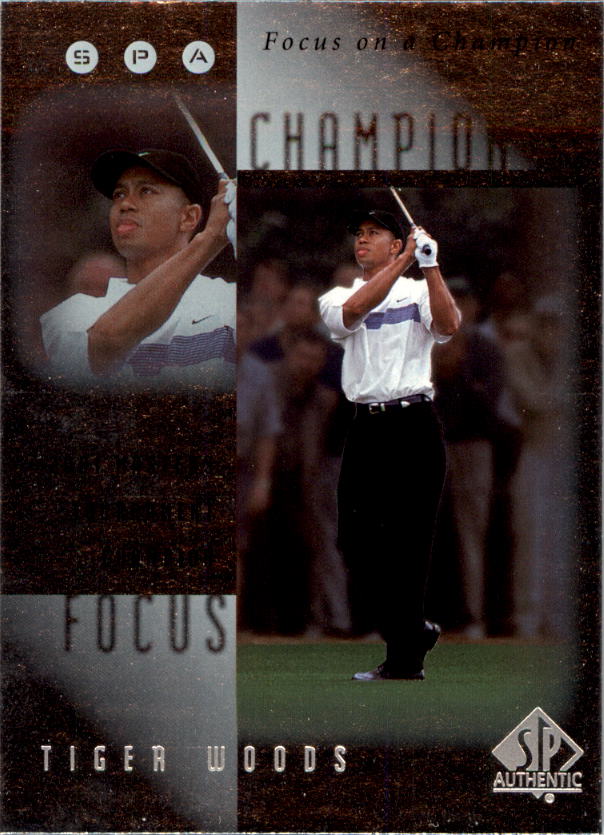 2001 SP Authentic Focus on a Champion #FC4 Tiger Woods