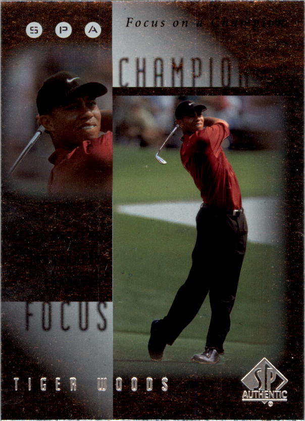 2001 SP Authentic Focus on a Champion #FC8 Tiger Woods
