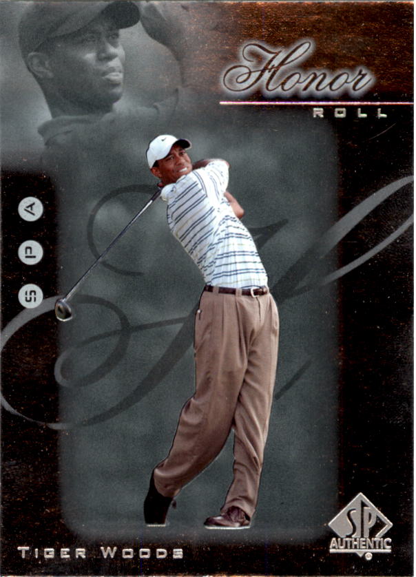 2001 SP Authentic Honor Roll #HR1 Tiger Woods