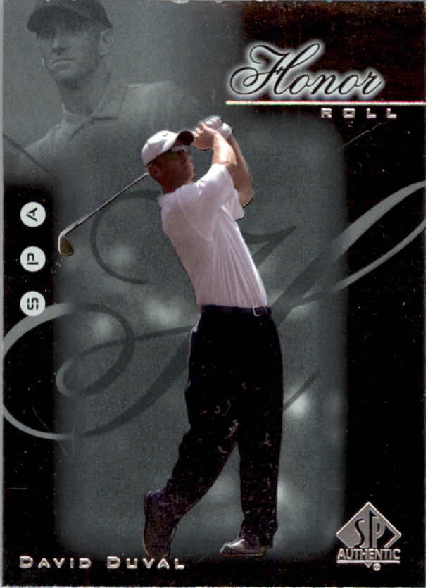 2001 SP Authentic Honor Roll #HR2 David Duval