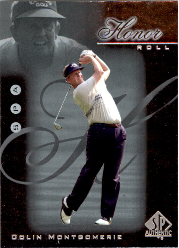 2001 SP Authentic Honor Roll #HR22 Colin Montgomerie