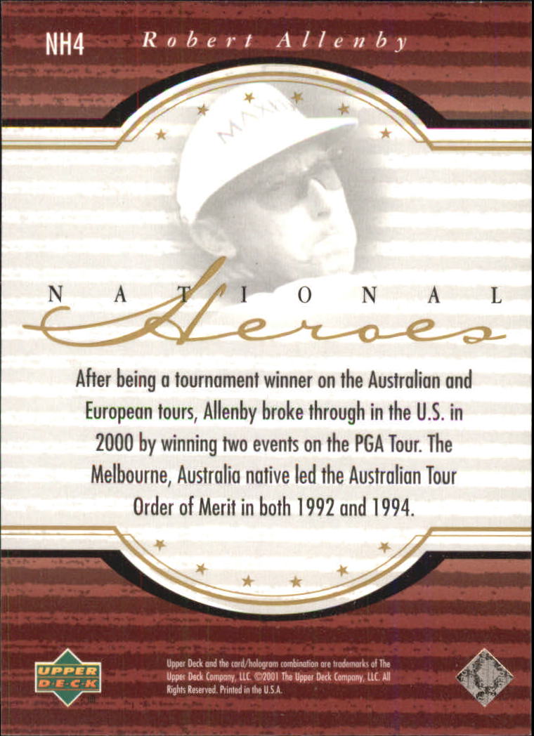 A7486- 2001 Upper Deck Golf Insert +Parallel Cards -You Pick- 15+ FREE US SHIP - Picture 29 of 159