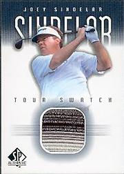 2001 SP Authentic Tour Swatch #JSTS Joey Sindelar