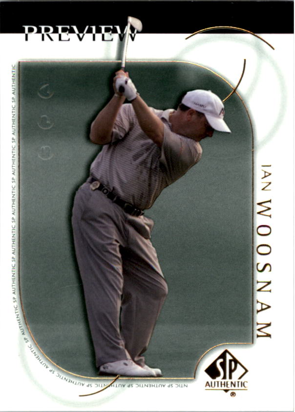 2001 SP Authentic Preview #2 Ian Woosnam