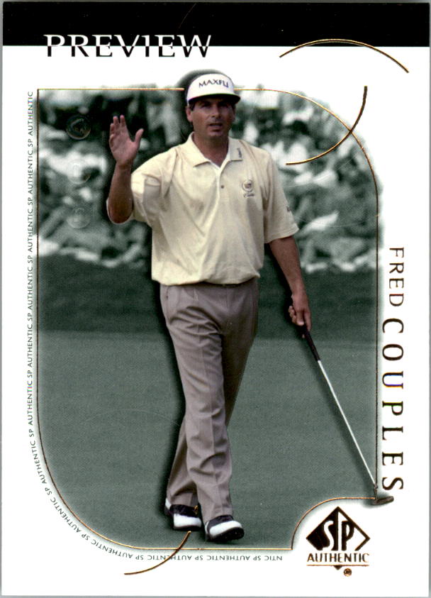 2001 SP Authentic Preview #3 Fred Couples