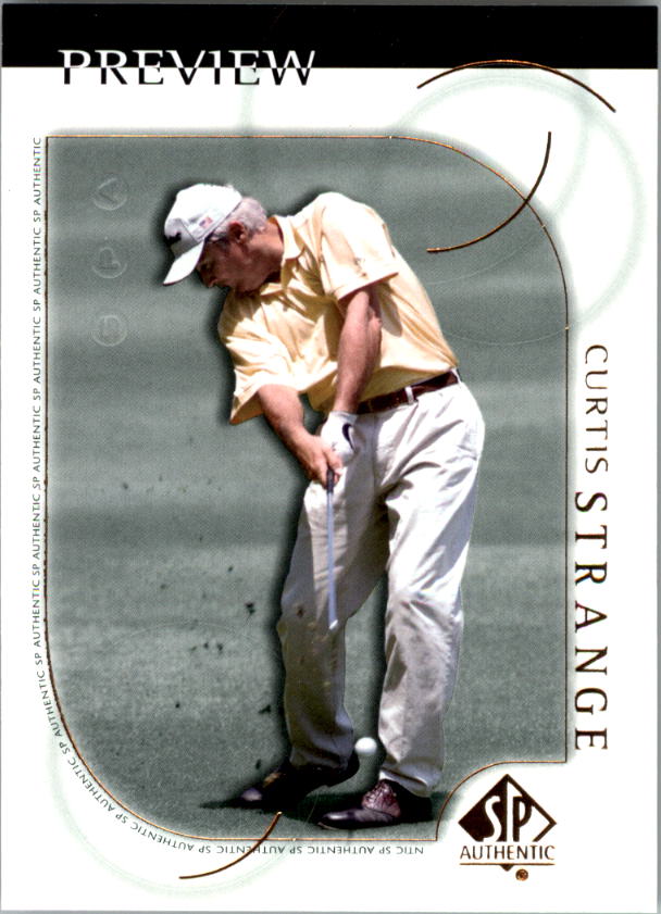 2001 SP Authentic Preview #20 Curtis Strange